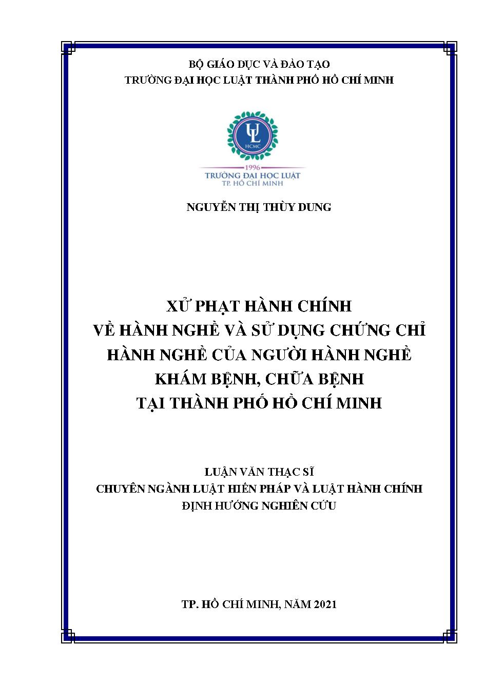 Xử phạt hành chính về hành nghề và sử dụng chứng chỉ hành nghề của người hành nghề khám bệnh, chữa bệnh tại Thành phố Hồ Chí Minh