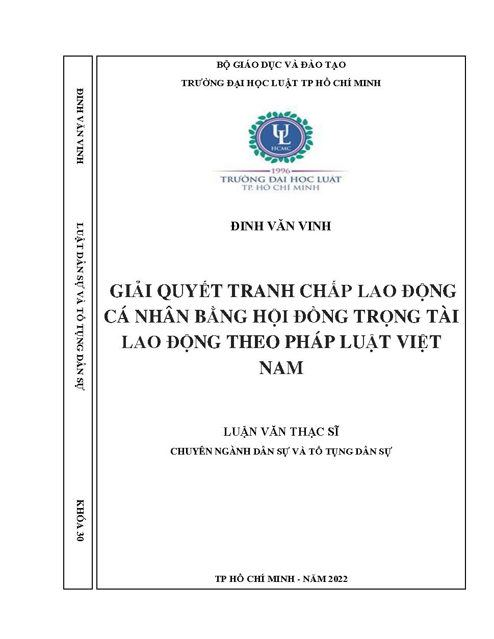 Giải quyết tranh chấp lao động cá nhân bằng Hội đồng Trọng tài lao động theo pháp luật Việt Nam