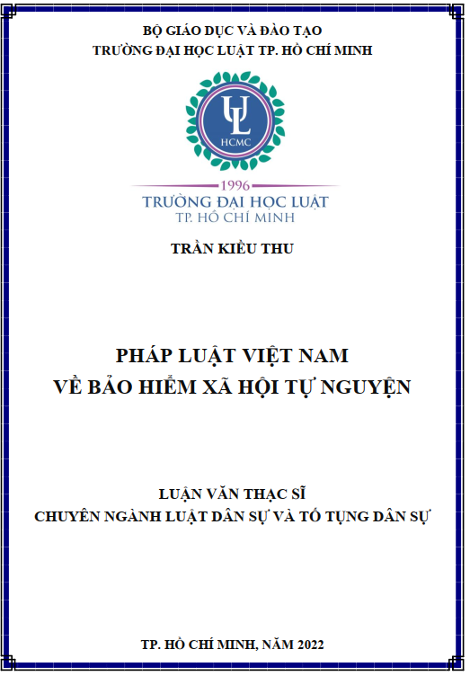 Pháp luật Việt Nam về bảo hiểm xã hội tự nguyện