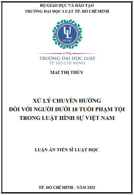 Xử lý chuyển hướng đối với người dưới 18 tuổi phạm tội trong luật hình sự Việt Nam