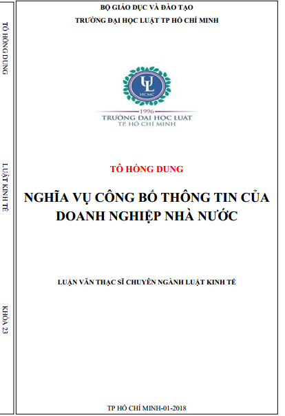 Nghĩa vụ công bố thông tin của doanh nghiệp nhà nước