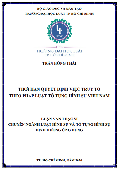 Thời hạn quyết định việc truy tố theo pháp luật tố tụng hình sự Việt Nam