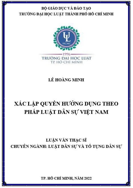 Xác lập quyền hưởng dụng theo pháp luật dân sự Việt Nam