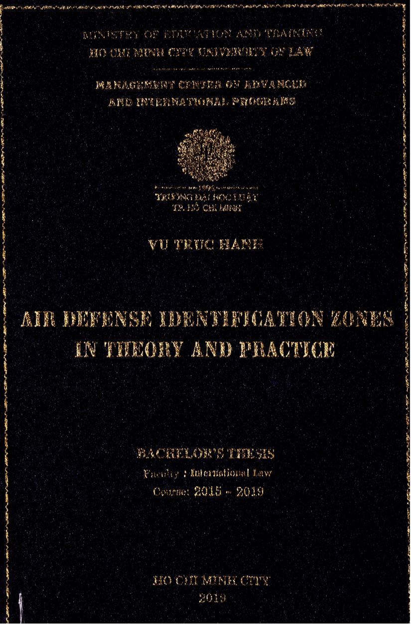 Air defense indentification zones in theory and practice