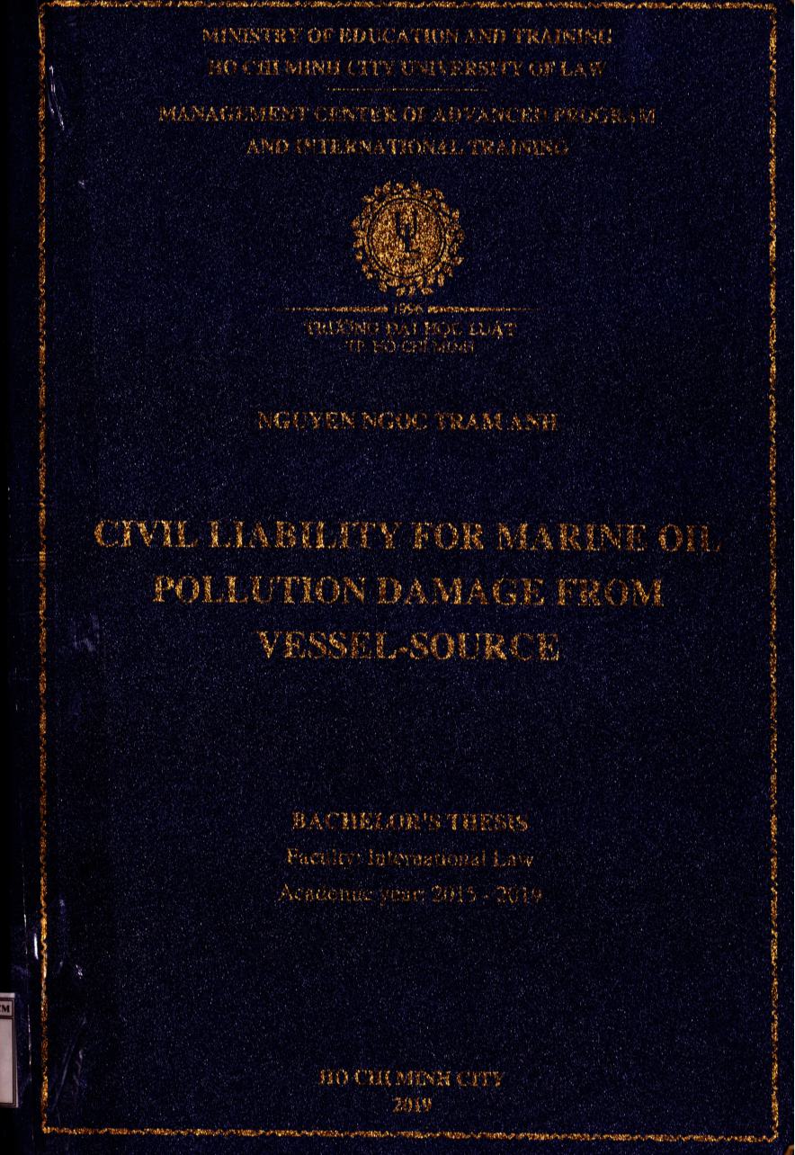 Civil liability for marine oil pollution damage from vessel - source