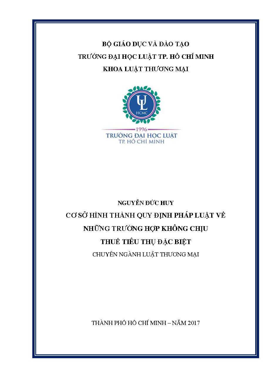 Cơ sở hình thành quy định pháp luật về những trường hợp không chịu thuế tiêu thụ đặc biệt