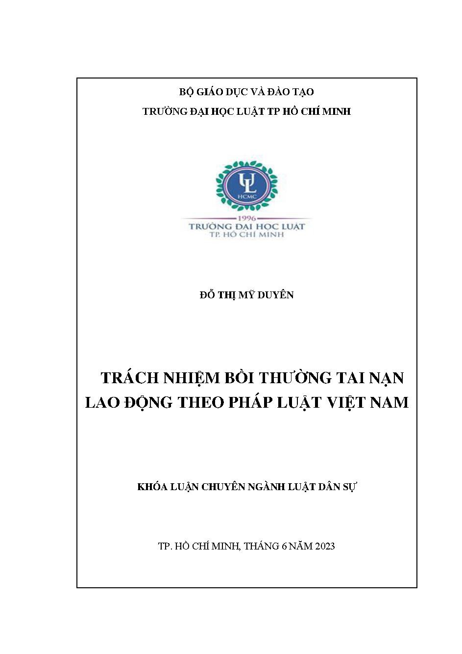 Trách nhiệm bồi thường tai nạn lao động theo pháp luật Việt Nam