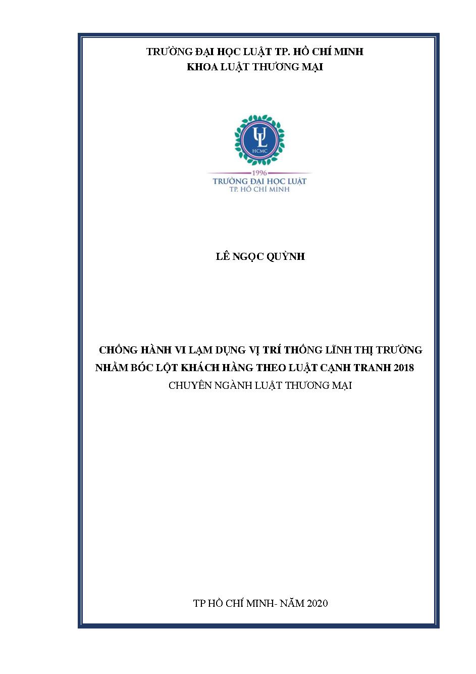 Chống hành vi lạm dụng vị trí thống lĩnh thị trường nhằm bóc lột khách hàng theo Luật Cạnh tranh 2018