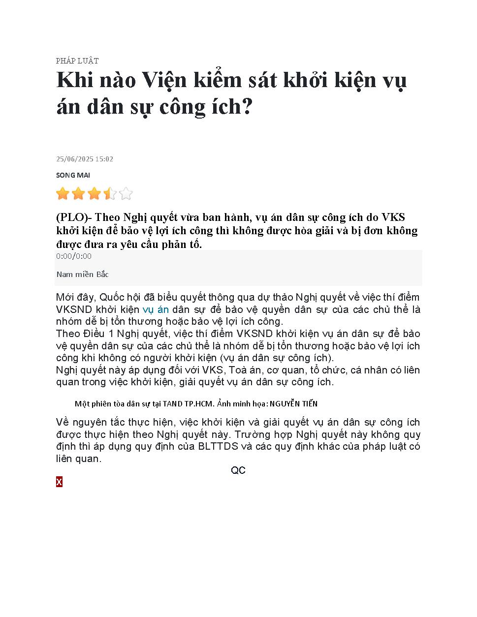 Khi nào Viện kiểm sát khởi kiện vụ án dân sự công ích?
