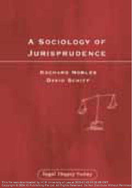 A Sociology of Jurisprudence