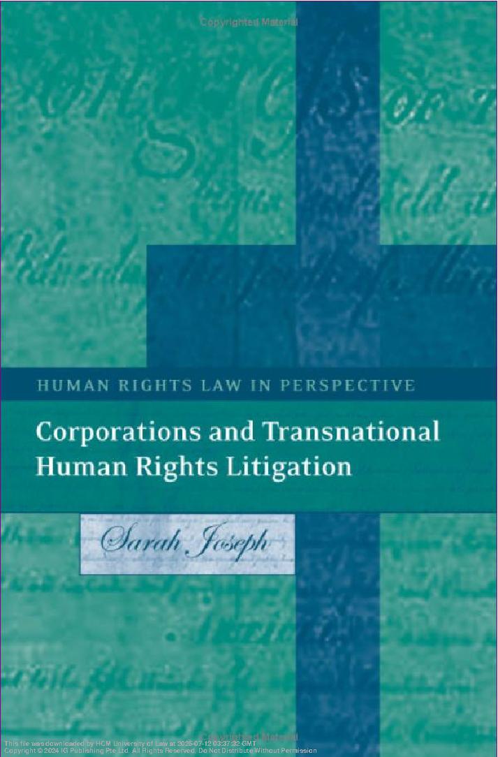 Corporations and transnational human rights litigation