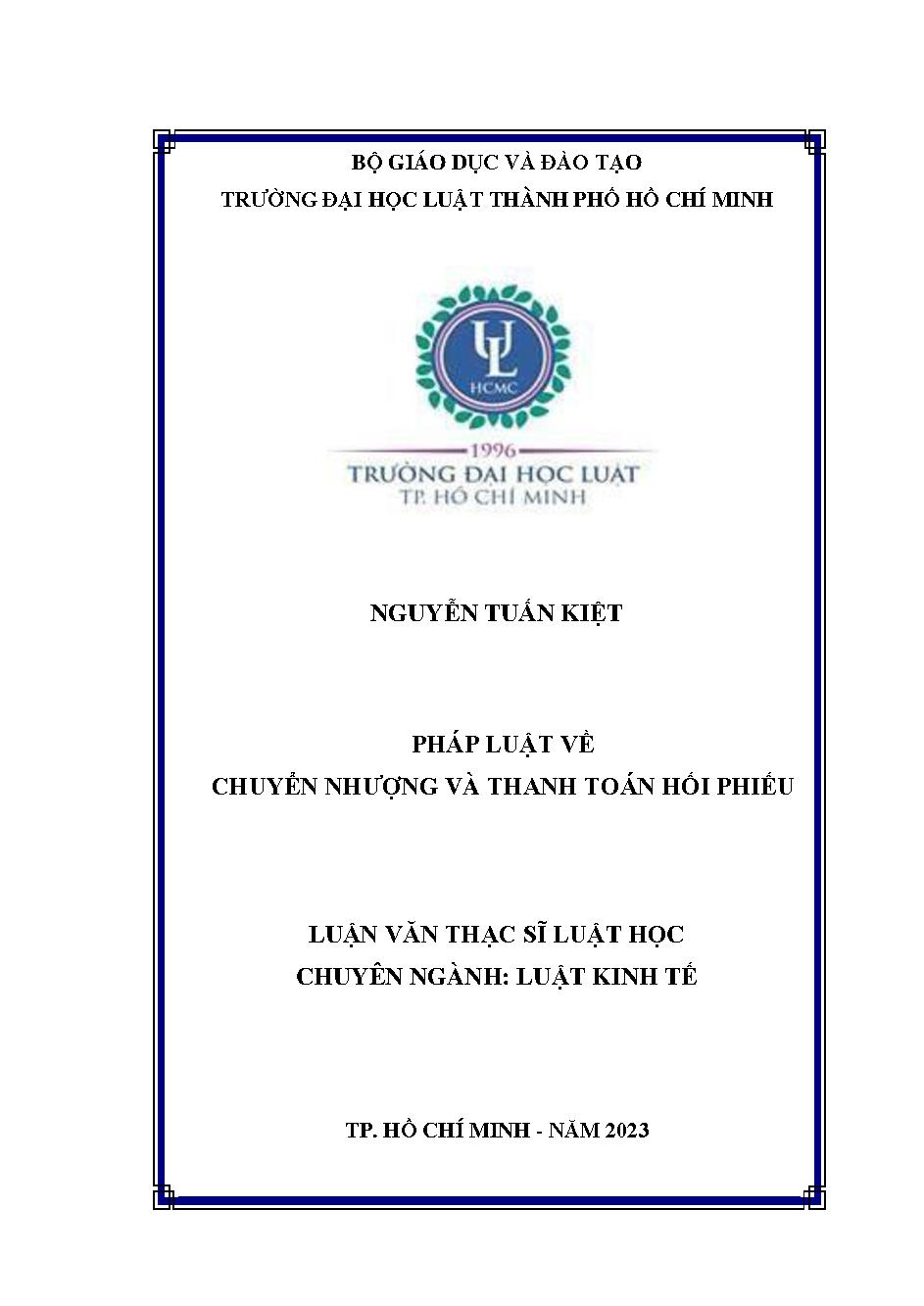 Pháp luật về chuyển nhượng và thanh toán hối phiếu