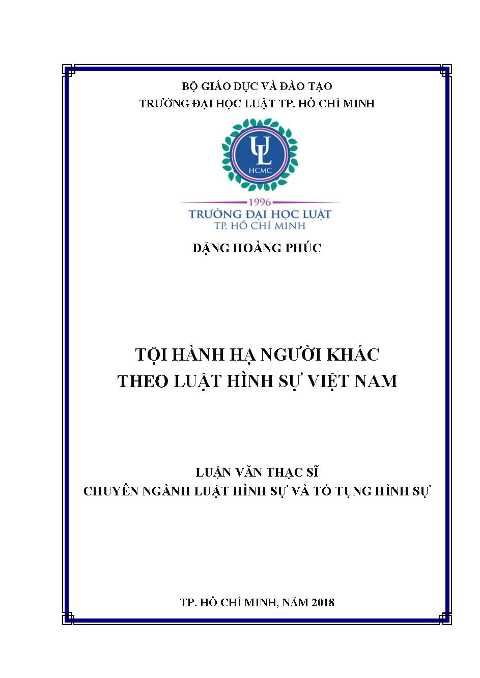 Tội hành hạ người khác theo luật hình sự Việt Nam