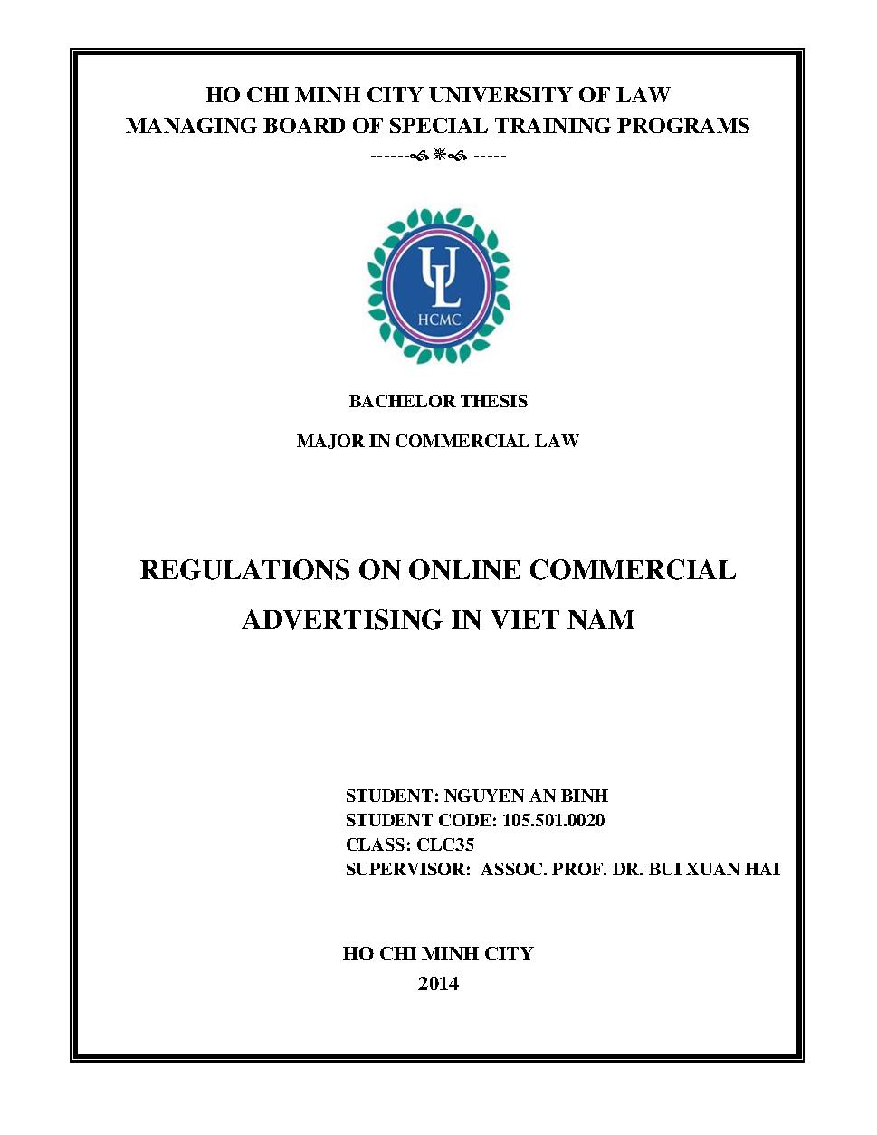 Regulations on online commercial advertising in Viet Nam