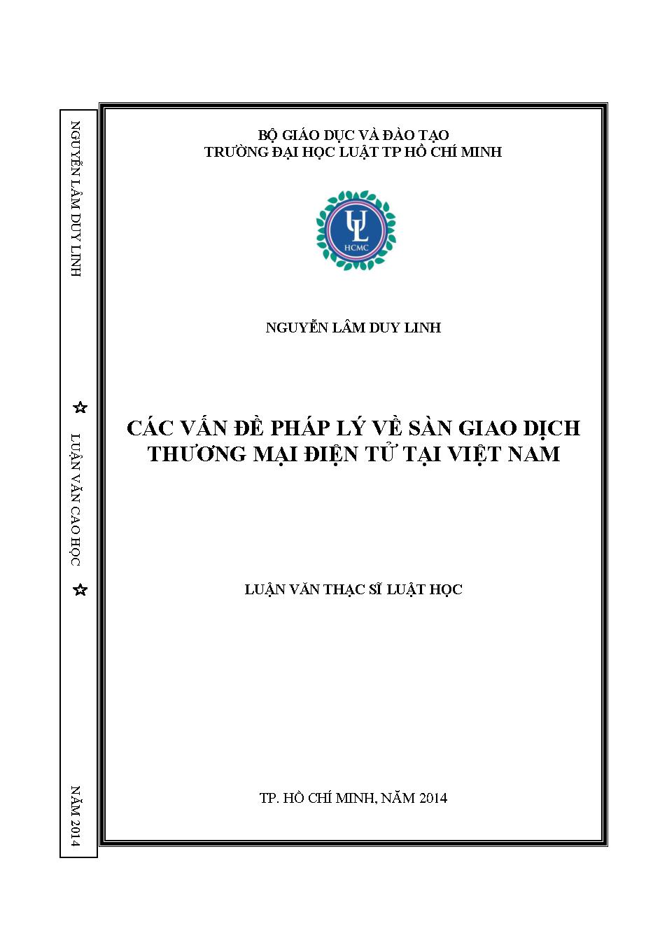 Các vấn đề pháp lý về sàn giao dịch thương mại điện tử tại Việt Nam